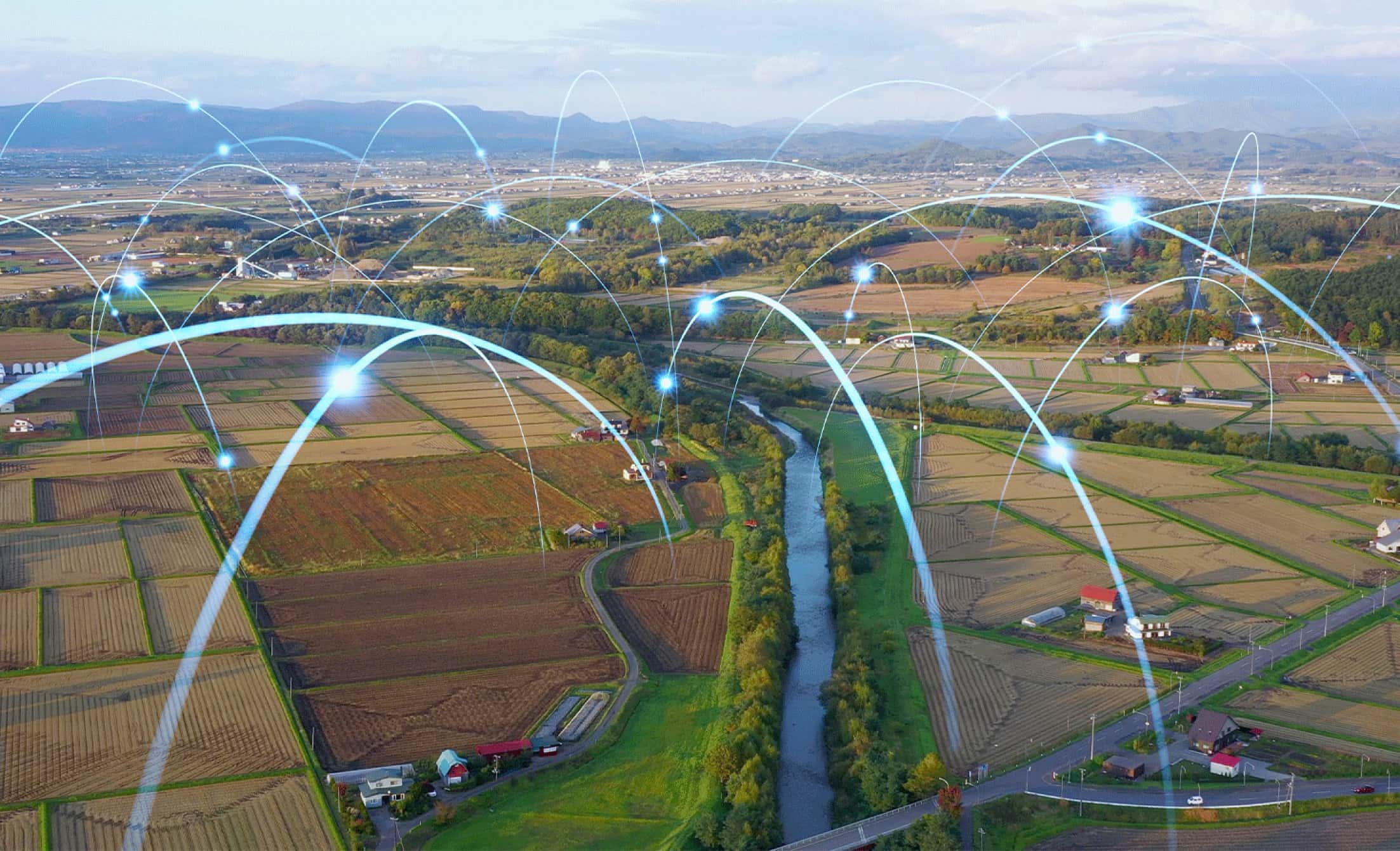 Empowering Agriculture Technologies with Kognitive Networks Connectivity Solutions